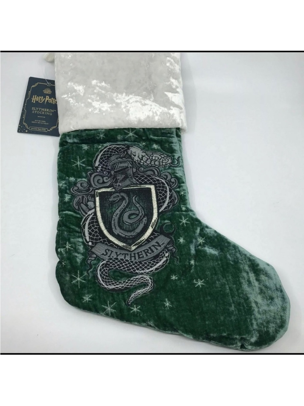 ISO POTTERY BARN SLYTHERIN Stocking